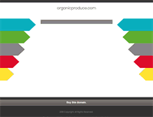 Tablet Screenshot of organicproduce.com